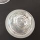 Airtight hexagonal glass jar - vintage