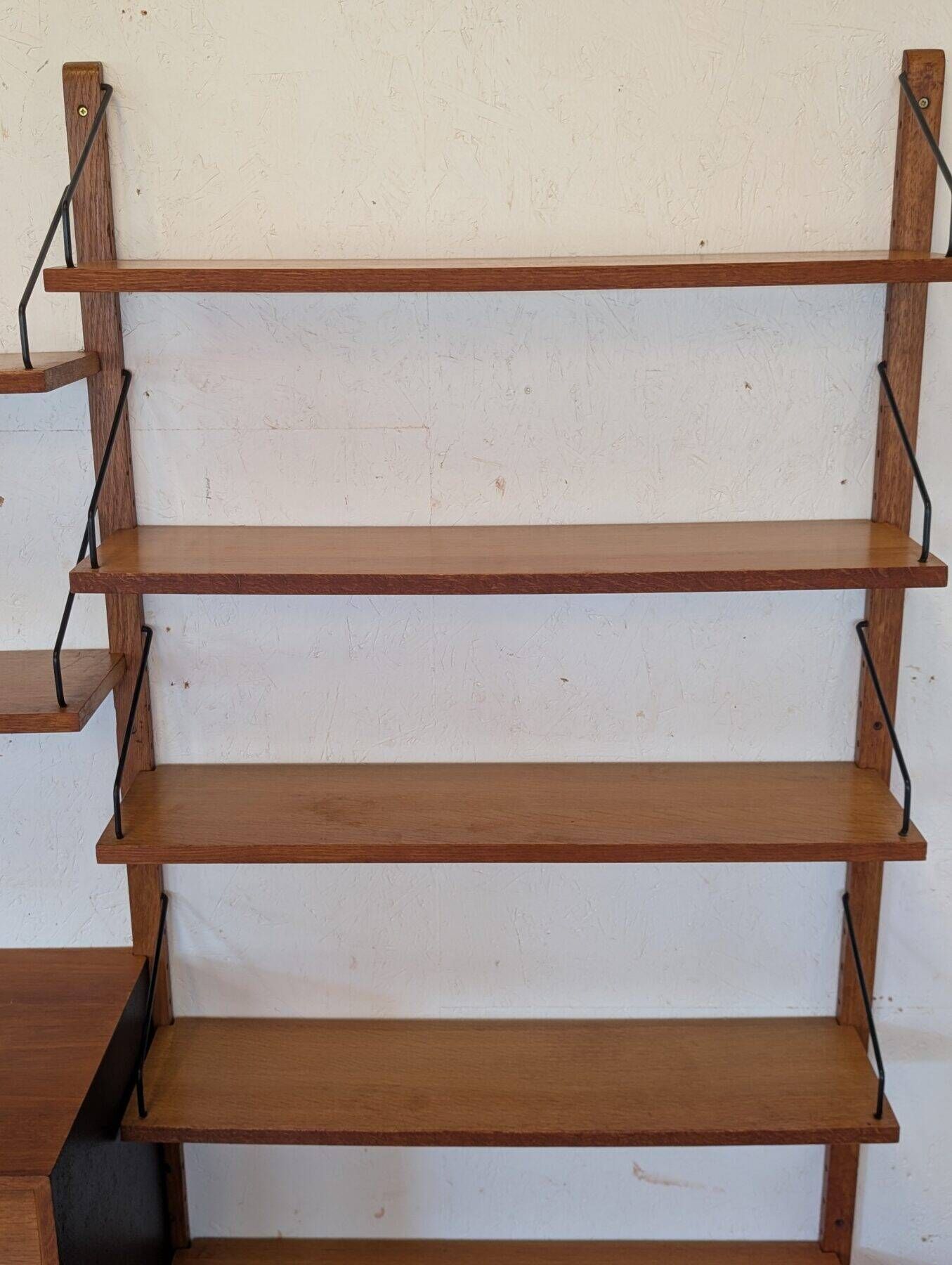 Teak wall unit by Poul Cadovius from the 1960s.