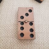 Old wooden domino game