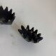 Vintage 1950 hedgehog ashtrays by Walter Bosse for Hertha Baller