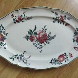 Plat ancien en faïence Villeroy & Boch Mettlach 1562 Vieux Strasbourg / Alt Strassburg