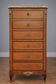 Semainier style Louis XV en marqueterie de bois nobles – Dessus marbre –