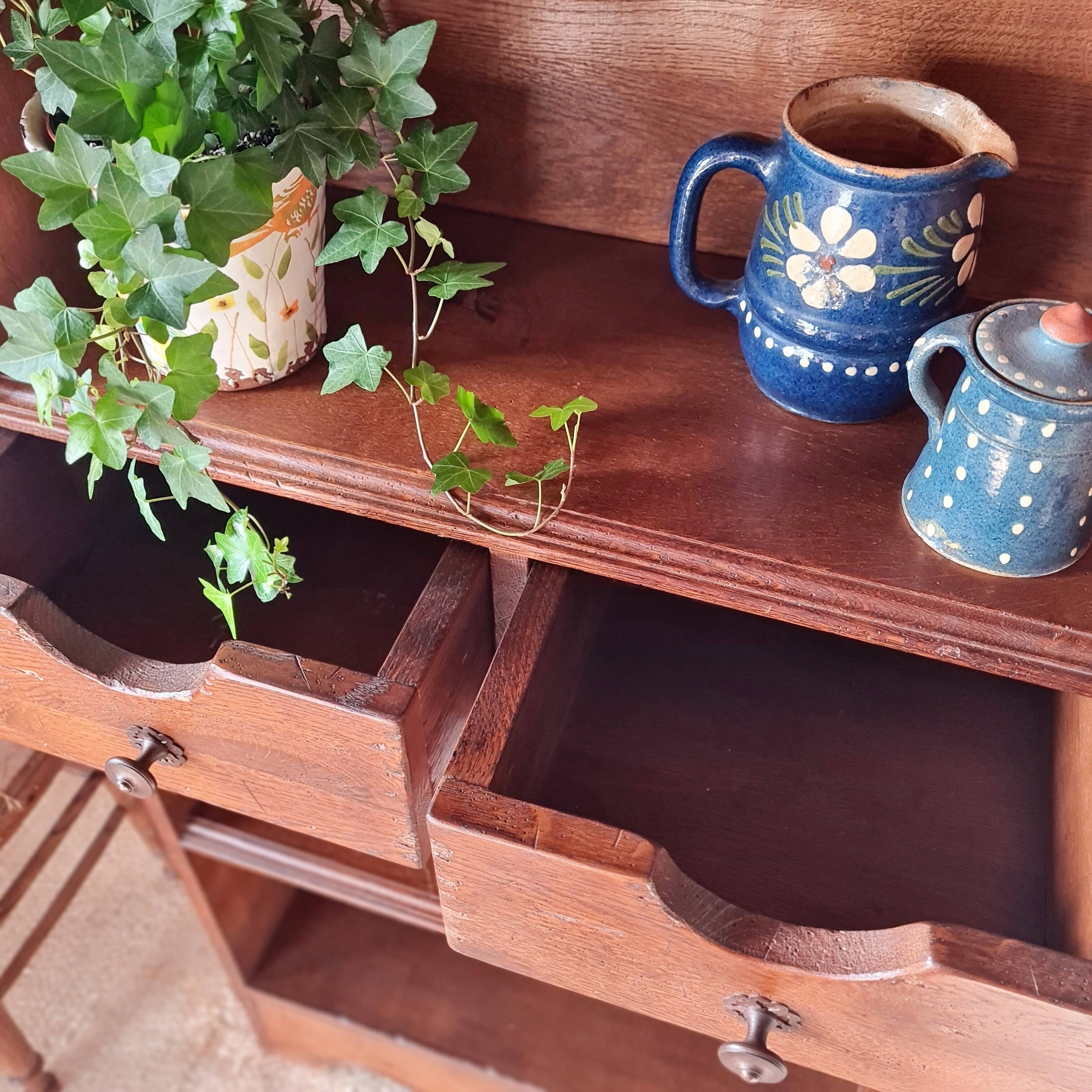 Ancient library in solid wood