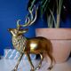 Vintage solid brass stag from the 1950s