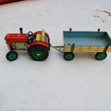 Tracteur et remorque métal à friction
