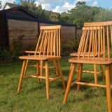 Chaises scandinaves bois