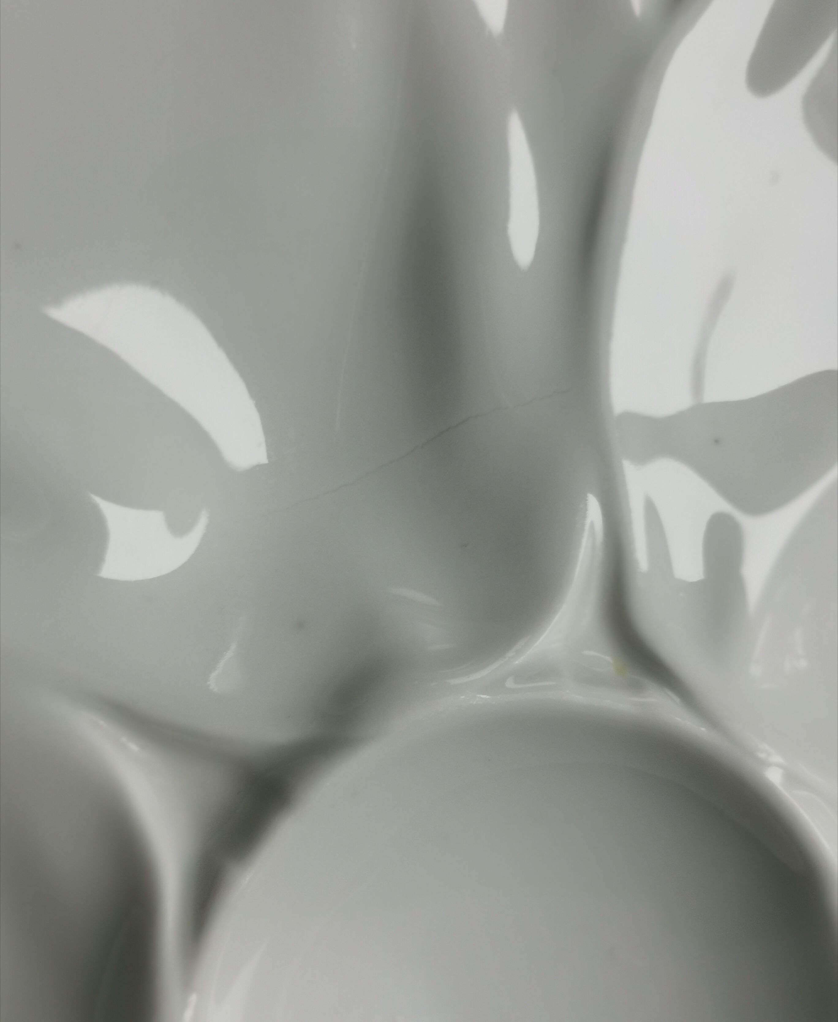 Ensemble de 6 assiettes Pillivuyt porcelaine blanche