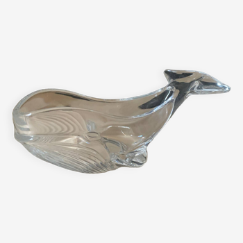 Glass whale pocket tray