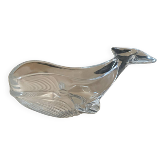 Glass whale pocket tray