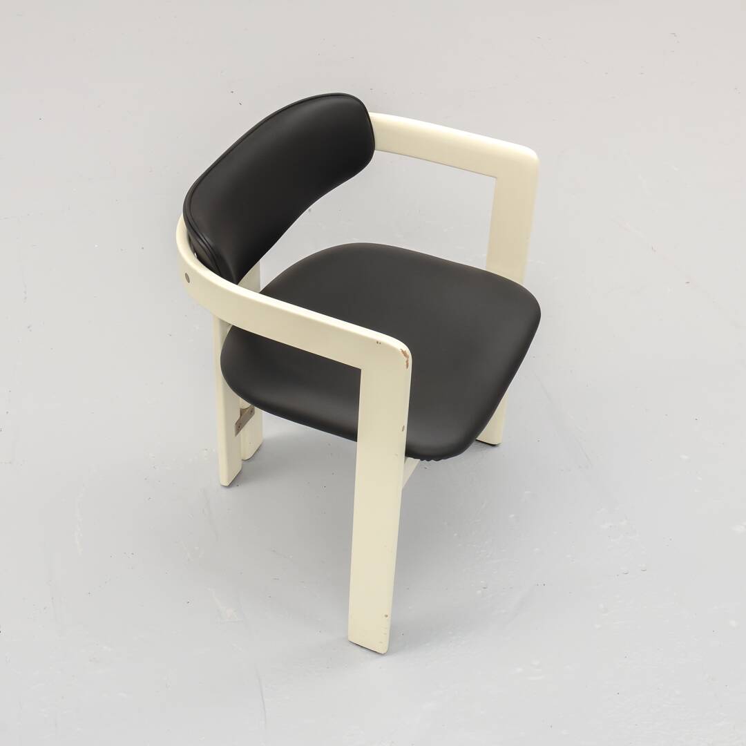 Chaise de salle à manger Pamplona par Augusto Savini pour Pozzi 1970