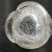 Vase en verre bullé Daum