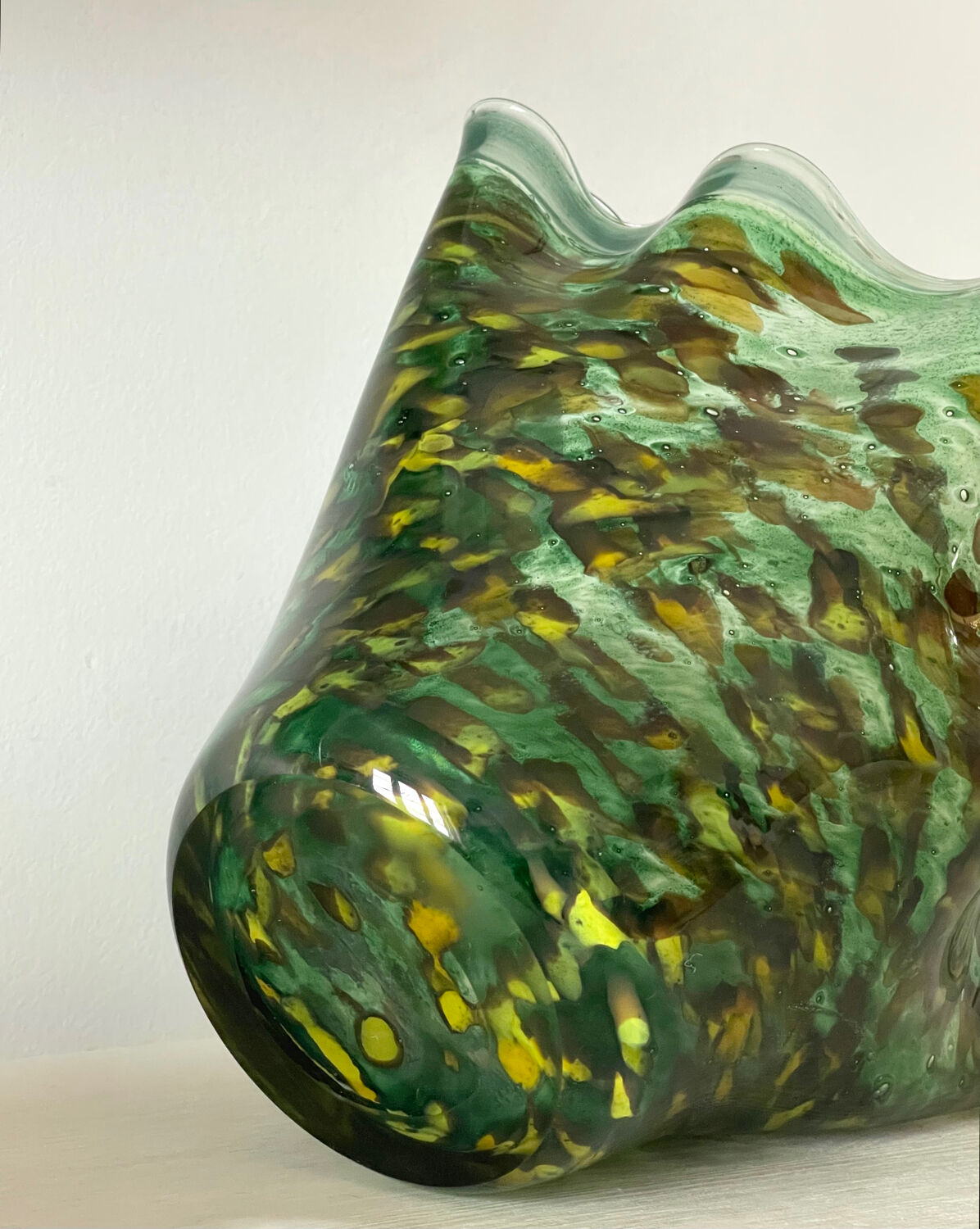 Blown glass vase 1970.
