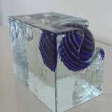 Glass candlestick, 80s