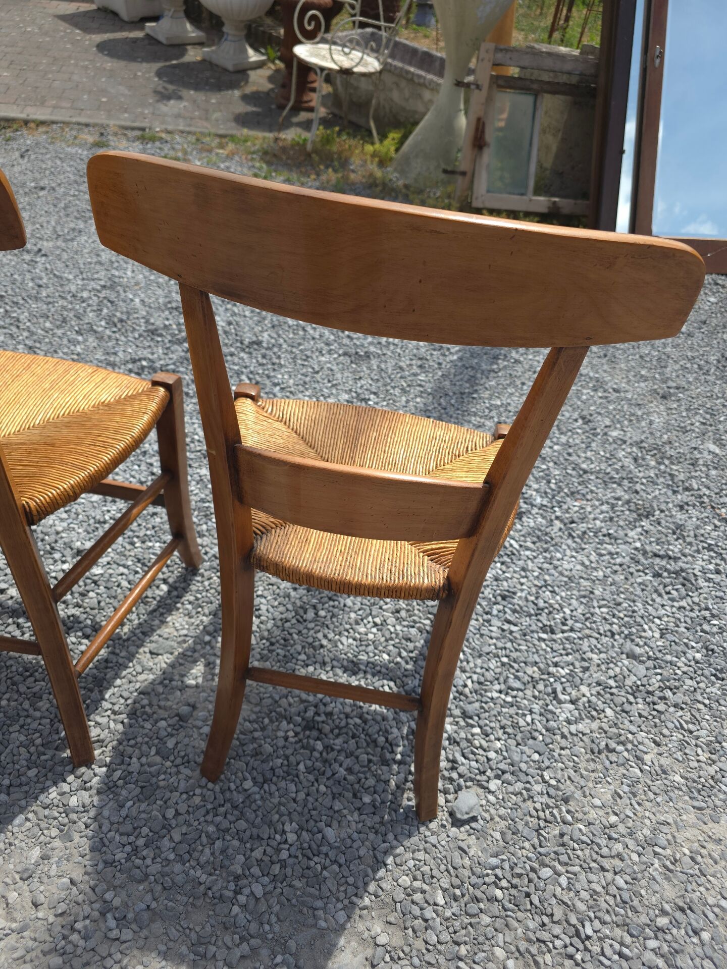 6 chaises en merisier