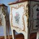 Pair of painted Louis XV style bedside tables