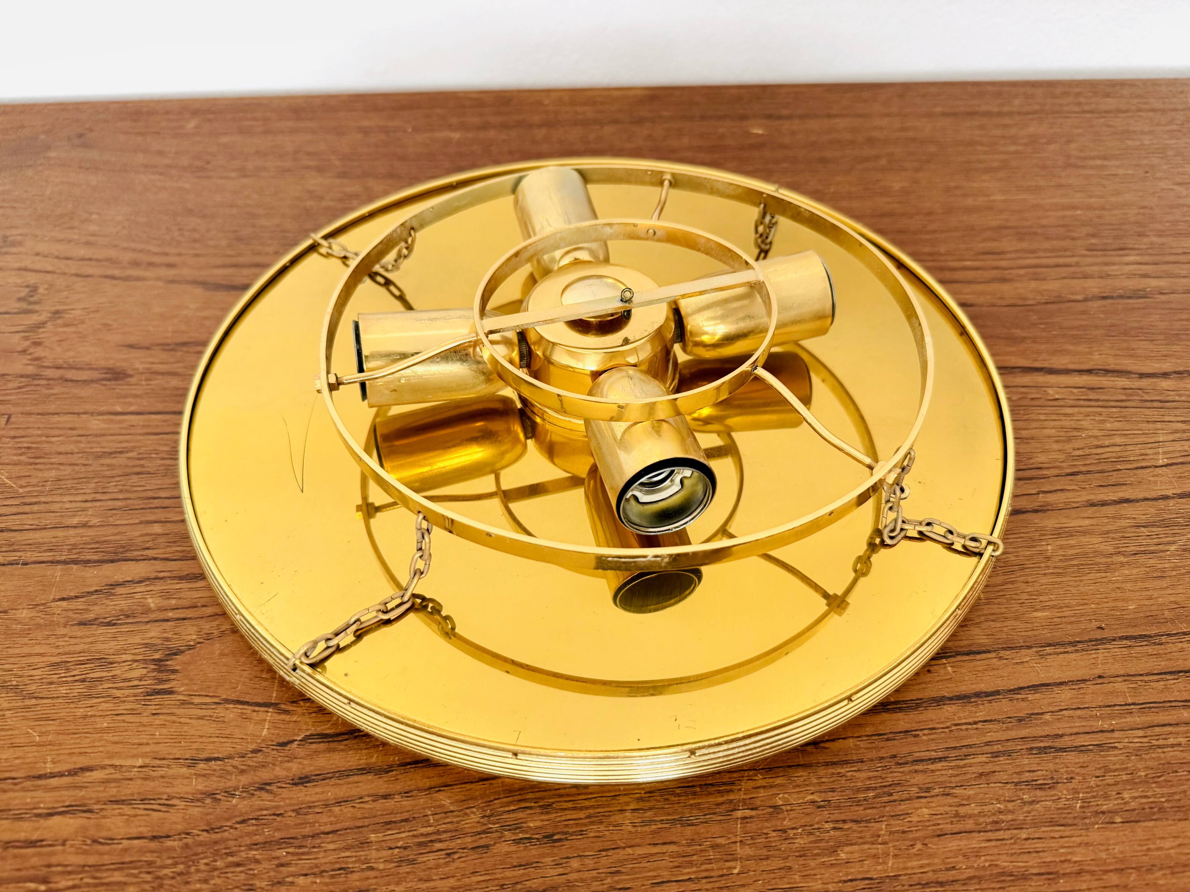 Flush Chandelier by Ernest Palme