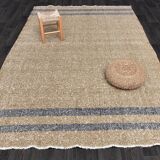 290x190 cm Organic Wool Kilim Rug , Kilim Rug made With Wool İn Turkey