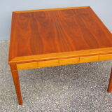 Scandinavian square teak coffee table