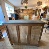 Parisian buffet in its blackened patina