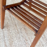 Former Scandinavian wooden sewing cart