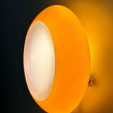 Space Age opaline ceiling light from the 70s