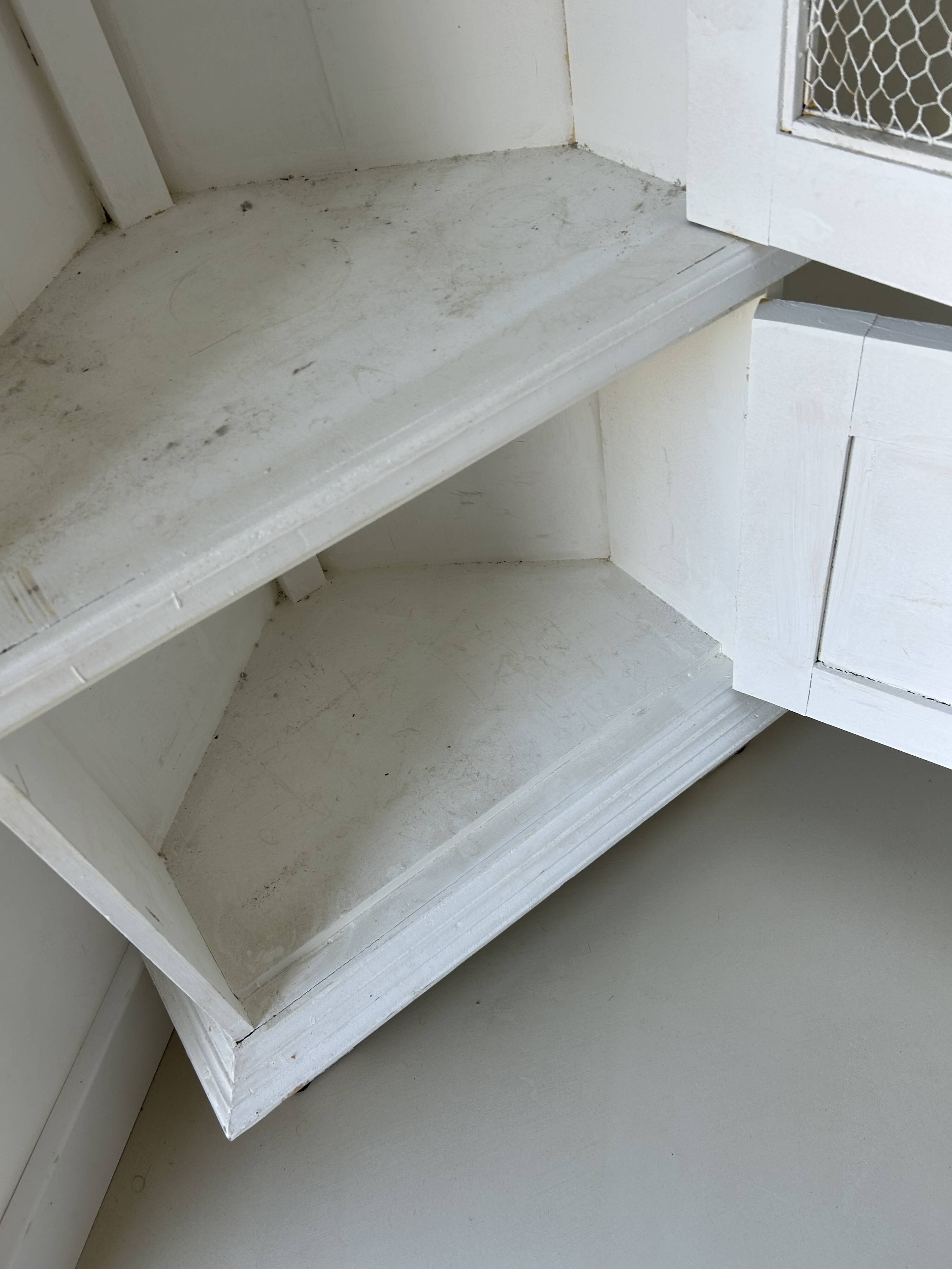 Corner chicken coop furniture