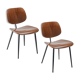 Chaises finition noyer Olympia