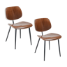 Olympia walnut finish chairs