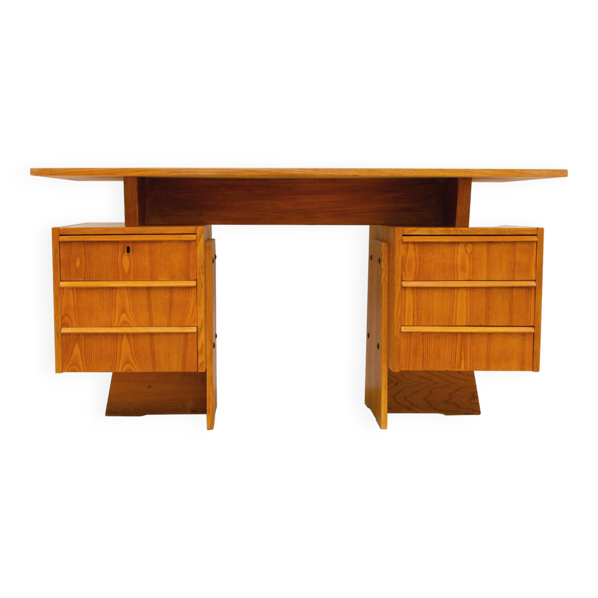 Immense bureau tchécoslovaque entièrement rénové, années 1970, Europe centrale