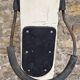 Old Pair of Vintage Blue & White Wooden Skis Mountain Chalet Decor - 218 cm