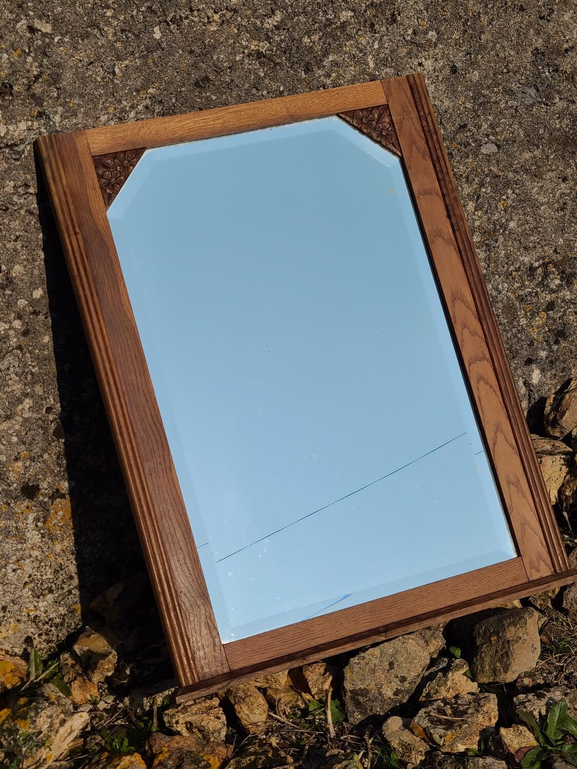Vintage art deco mirror circa 1920-30