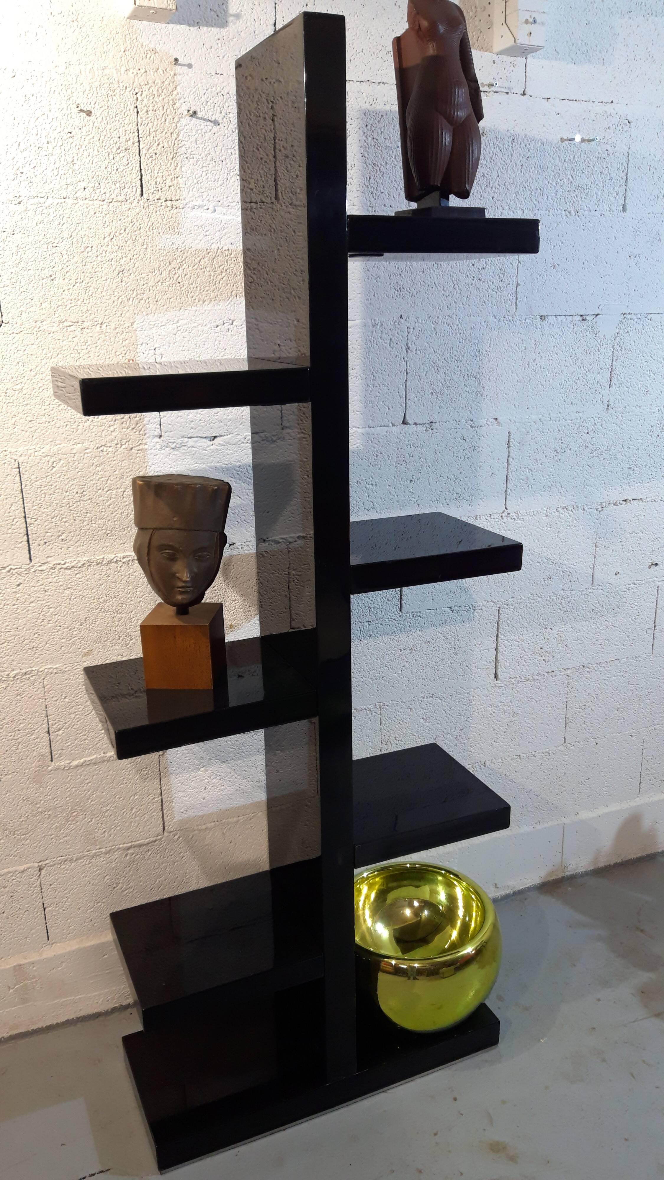 Black totem shelf 80