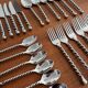 Twisted handle stainless steel cutlery set – Designer cutlery set