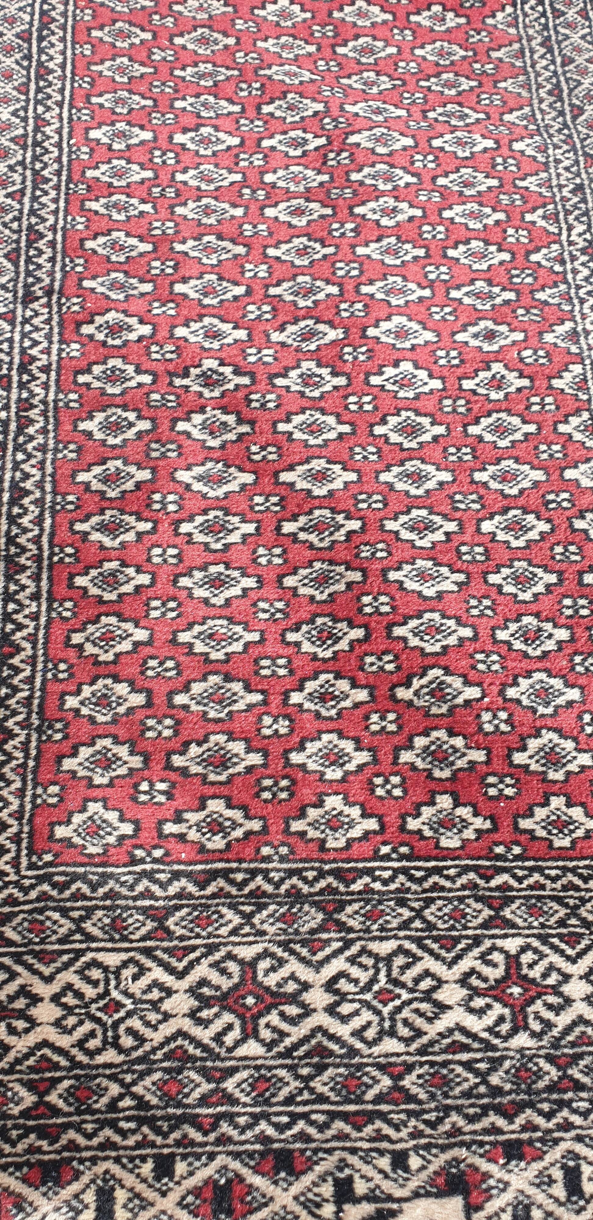 Oriental silk wool rug