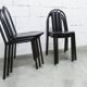 Set of 6 "202" model chairs by Robert Mallet Stevens 1980
