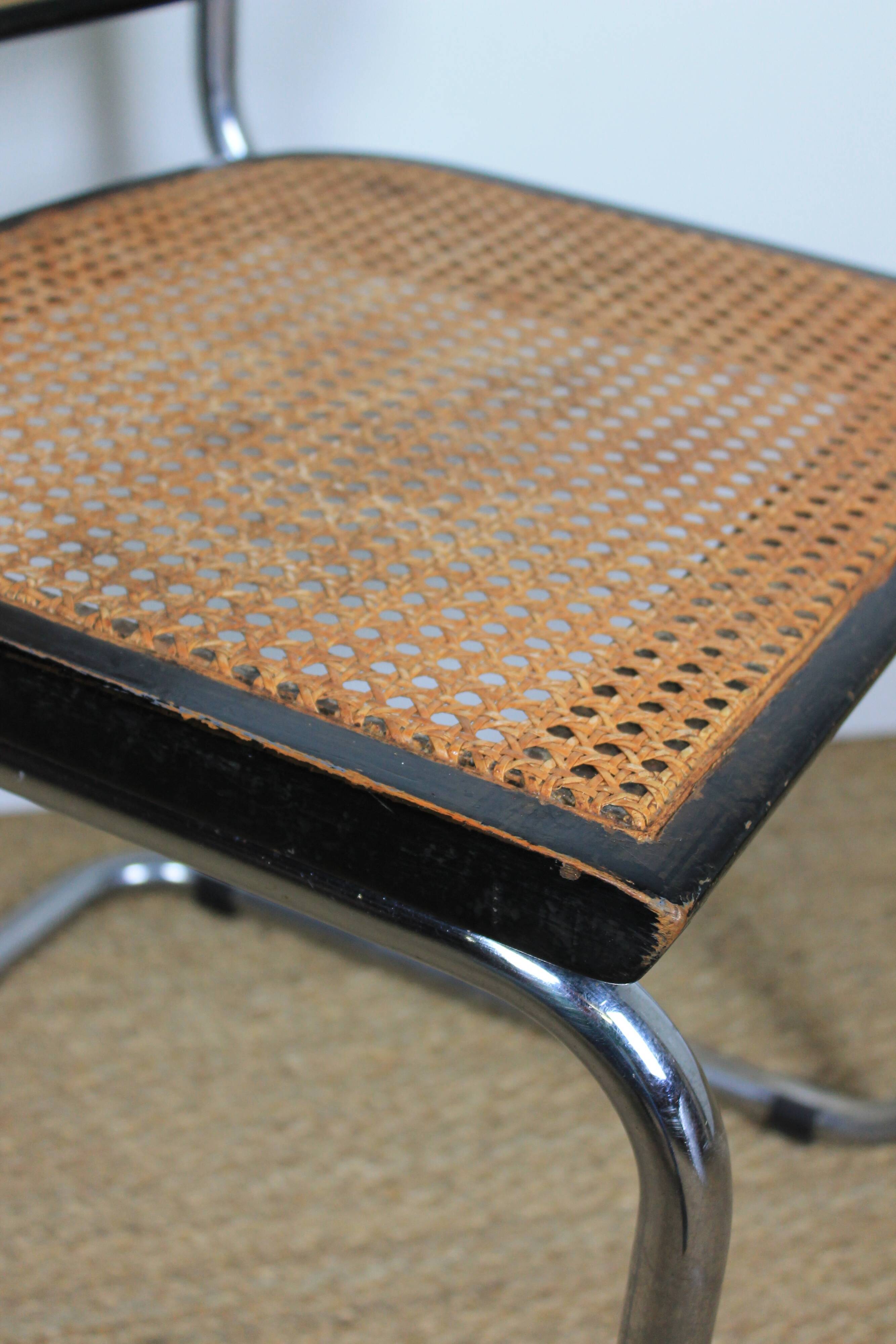 Marcel Breuer Cesca B32 chair, 80s