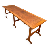 Large oak refectory table