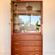 1970s wooden library buffet