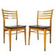 Mid-century Danish Design Dining Room Chairs set Black