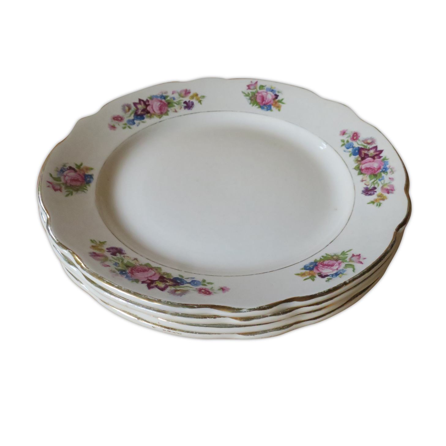 4 plates Digoin and Sarreguemine