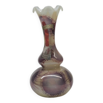Tuscan Stelvia blown opaline glass vase