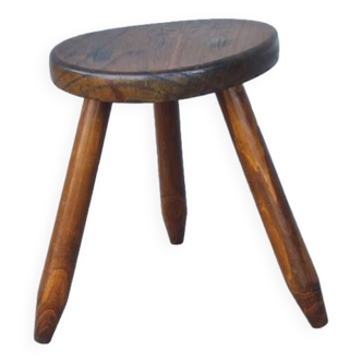 Tabouret d'alpage tripode