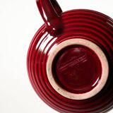 Large ceramic candle holder, Bordeaux, signed Vallauris, 1970