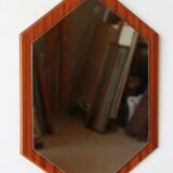 Teak diamond mirror - Scandinavian