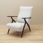 Beech armchair, Italian design, 1970s, production: Italy