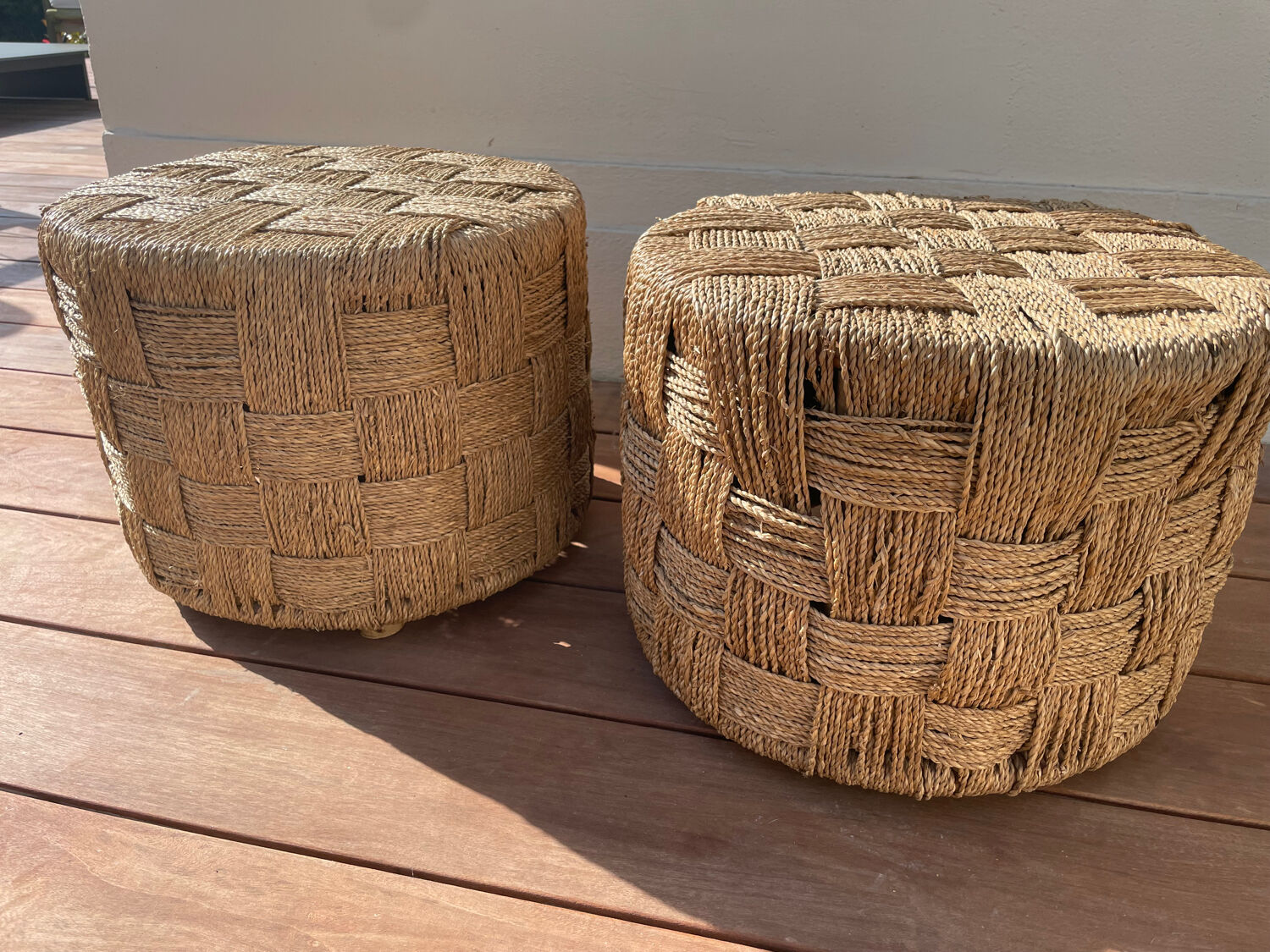 Duo 70s poufs