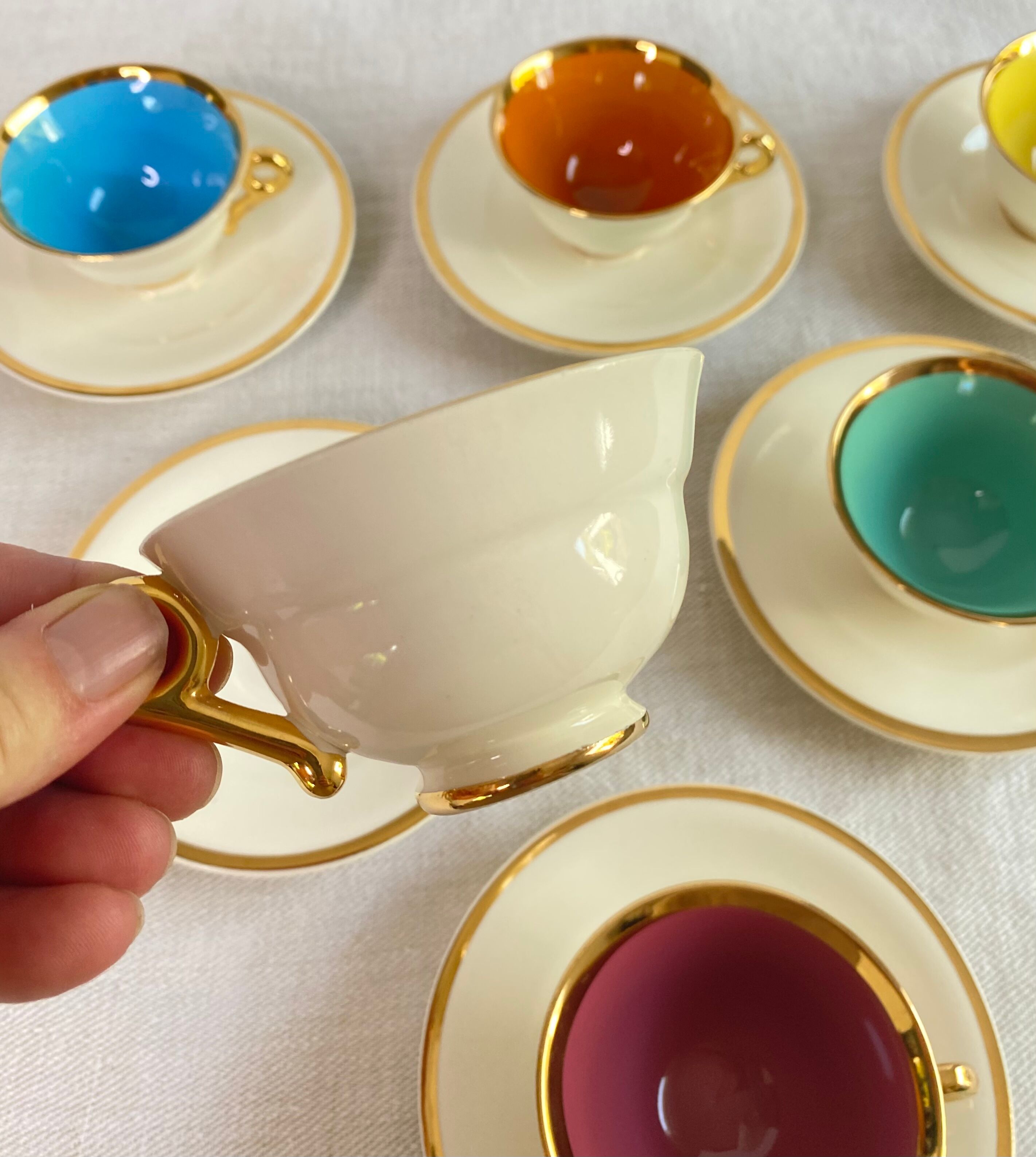 Multicolored Cups Salins