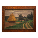 19th Century Countryside Landscape Signed