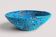 Turquoise ceramic fruit bowl by Charles Cart Vallauris, circa the 1960s.