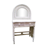 Rattan dressing table